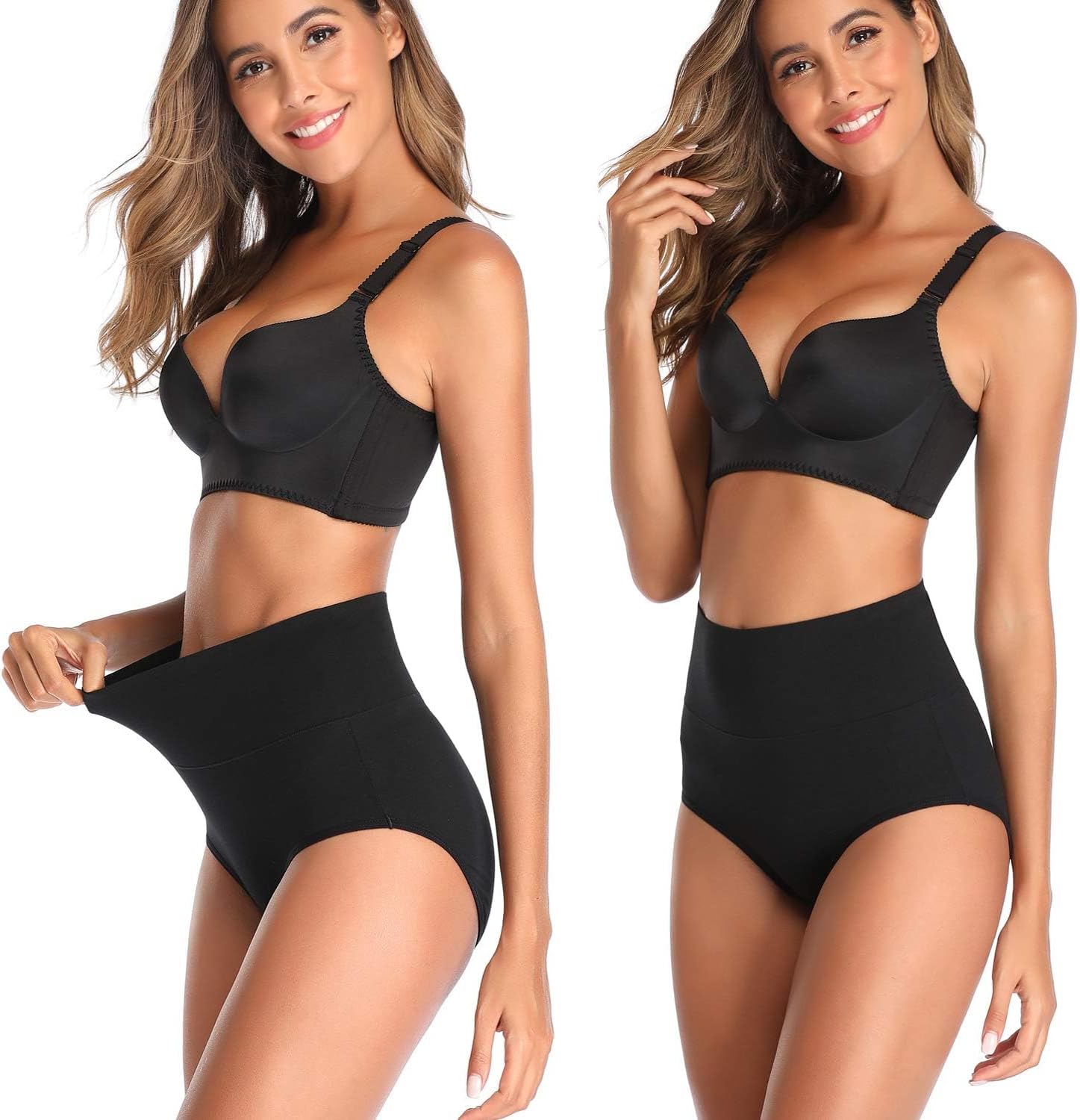 ANNYISON Womens Underwear, Soft Cotton High Waist Breathable Solid Color Briefs Panties for Women - Image 5