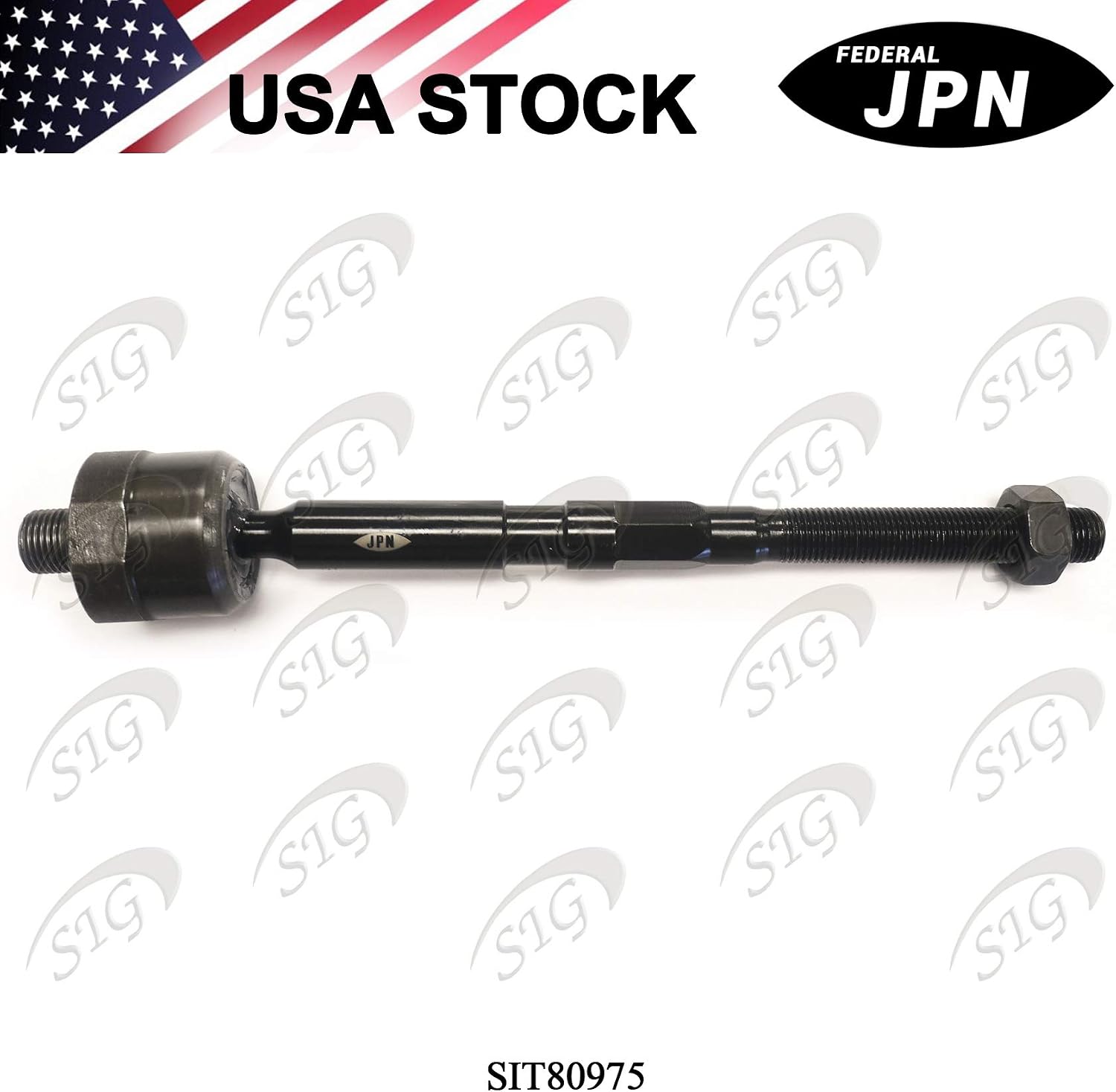 Front Inner Tie Rod End Compatible with Mercedes-Benz Model C230 & C240 & C280 & C320 & C350 & CL500 & CL600 & CLK320 & E320 & E350 & S500 & S600 & SL550 & SL600 (Rep# 2303380015, EV80975) - SIT80975