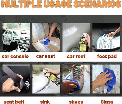 Miniatura 6 de Limpiador de espuma multifuncional para automóvil, limpiador de espuma mágica, limpiador de espuma, limpiador de espuma multifuncional de gran