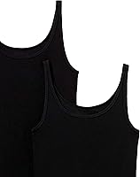 Vista 6 de Tienda Essentials Camiseta de tirantes delgados para mujer, paquete de 2
