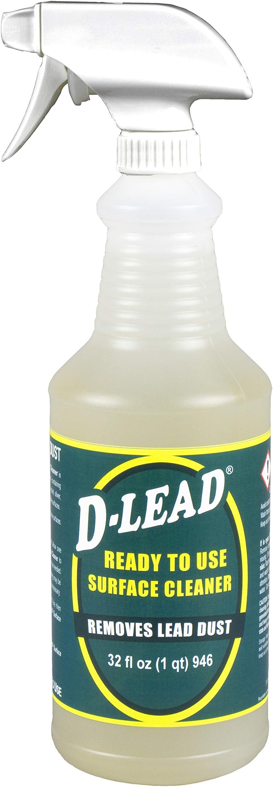 D-Lead Surface Cleaner, Ready-to-Use 32 oz Bottle with Sprayer, 331PD-RT-032