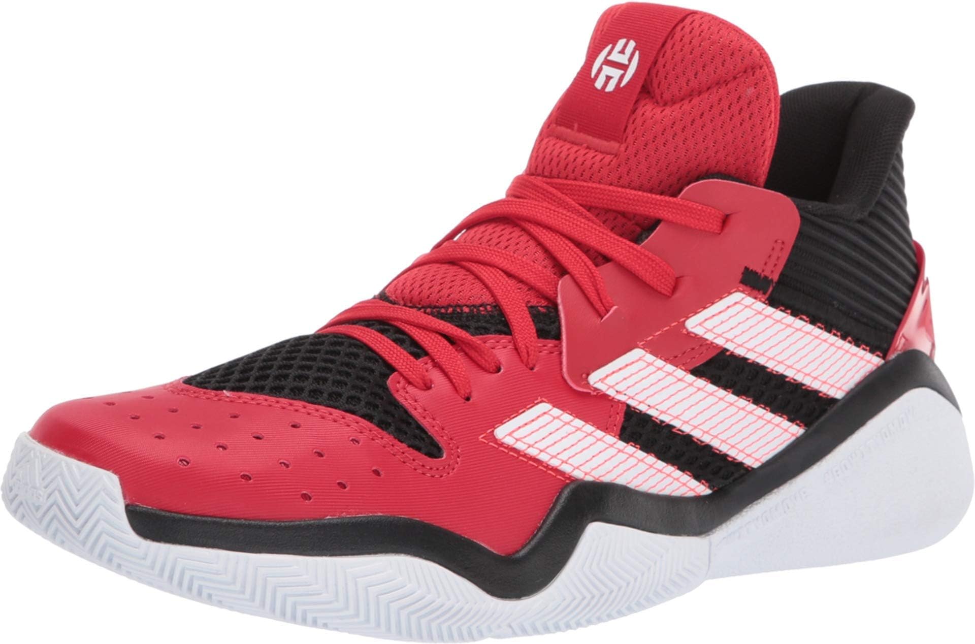 adidas Harden Stepback Black/Coral/Grey Basketball Shoes (EF9890)