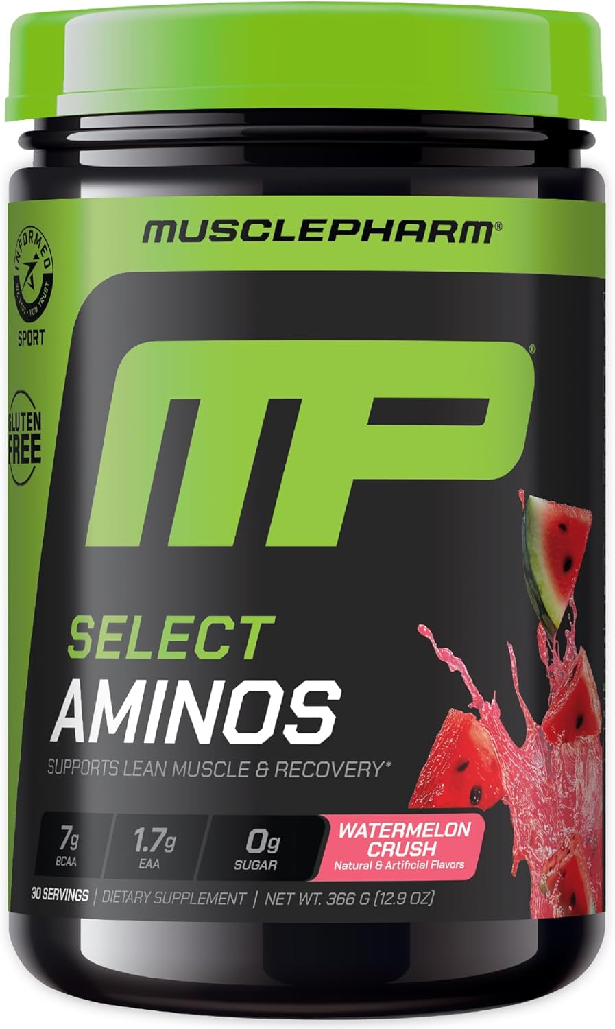 MusclePharm Select Amino’s EAA + BCAAs,...