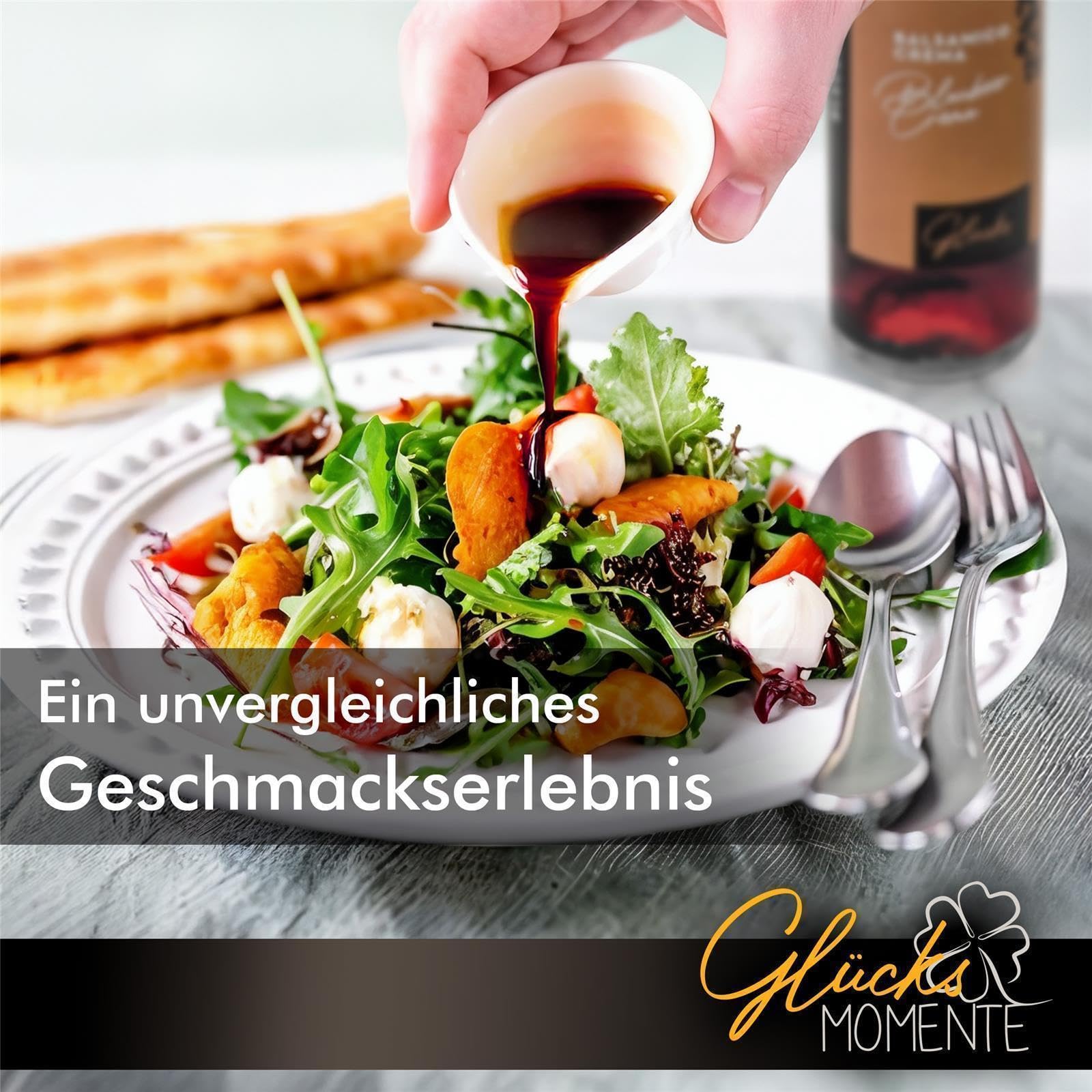 Glücks Momente Berry Mix 3er Set je 100ml - Blaubeer Crema, Cranberry Crema, Himbeer Aperitif - Balsamico Crema Frucht Essigzubereitung mit 3% Säure