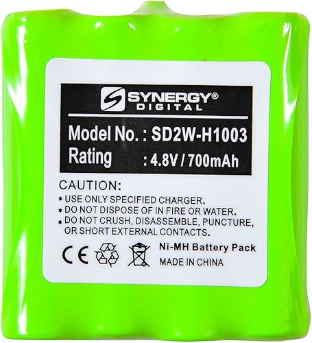 Miniatura 4 de Synergy Digital Baterías de repuesto, compatibles con reemplazo Cisco GA-CM, (NIMH, 4.8V, 700 mAh), repuesto para batería FA-BP, el paquete