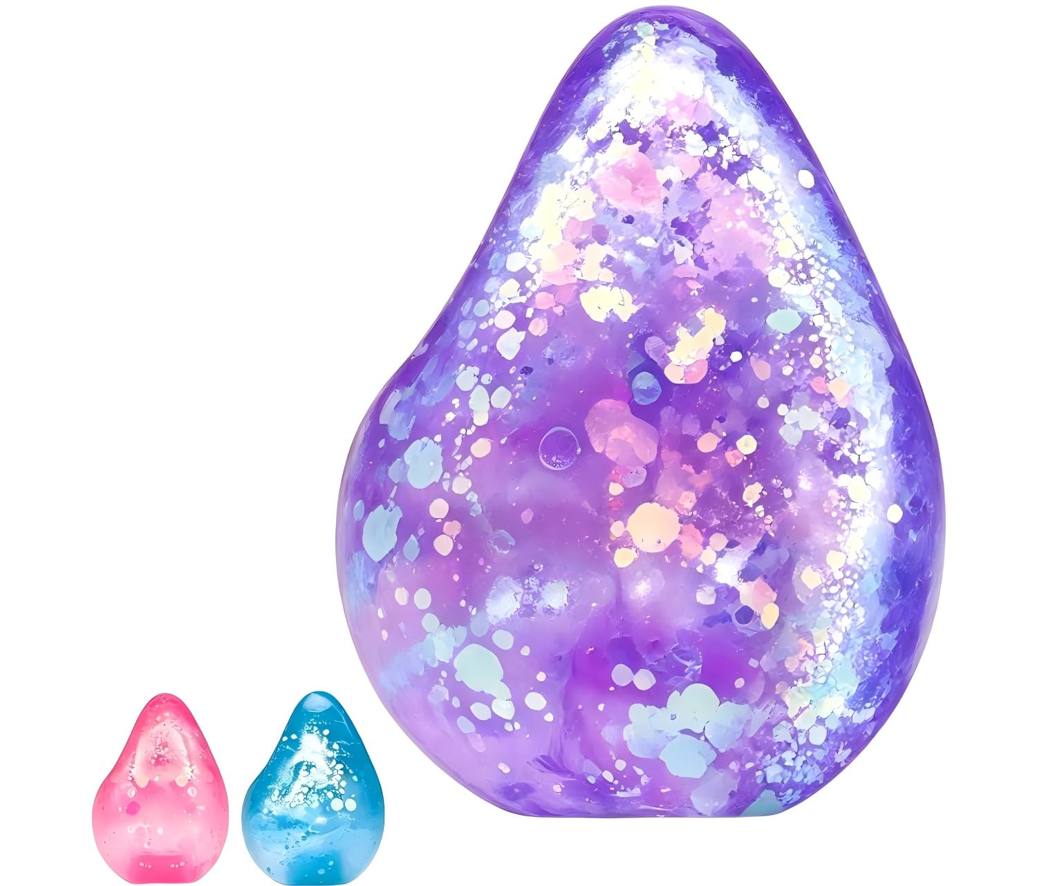 Squishy Stress Ball, Water Drop Fidget Stress Ball,Drop Malt Sugar Balls Sensory,for Everyone Relief Anxiety (Purple) — image 1