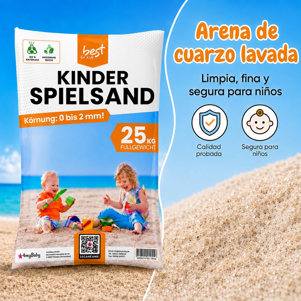 Best for Garden Arena de juego 25 kg