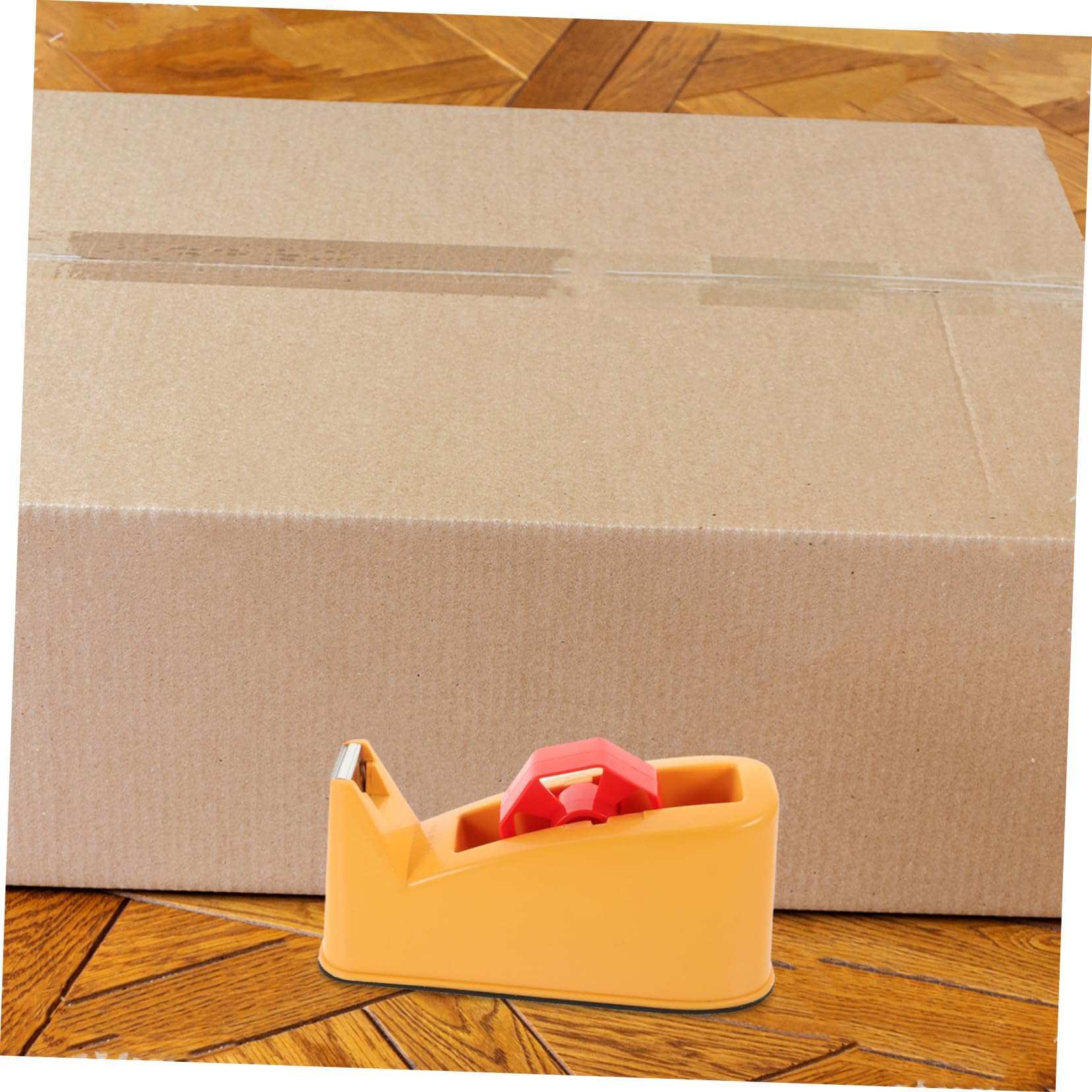 Metallschneider Kl1019 Klebebandspender Starkes Robustes Versiegelungsgerät Schnell Aufrollendes Klebeband Für Das Home Office Zufällige Farbe