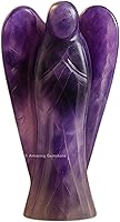 Vista 13 de Amazing Gemstone Ángel de Ojo de Tigre - Ángel de Cristal de Ojo de Tigre y Figurillas de Ángel Guardián de Bolsillo de Cristal (4 pulgadas)