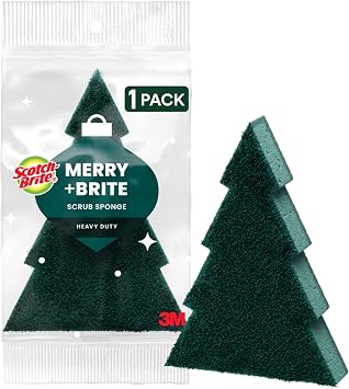 Scotch-Brite Cleaning-sponges, Polyester, Green, 1 Pack