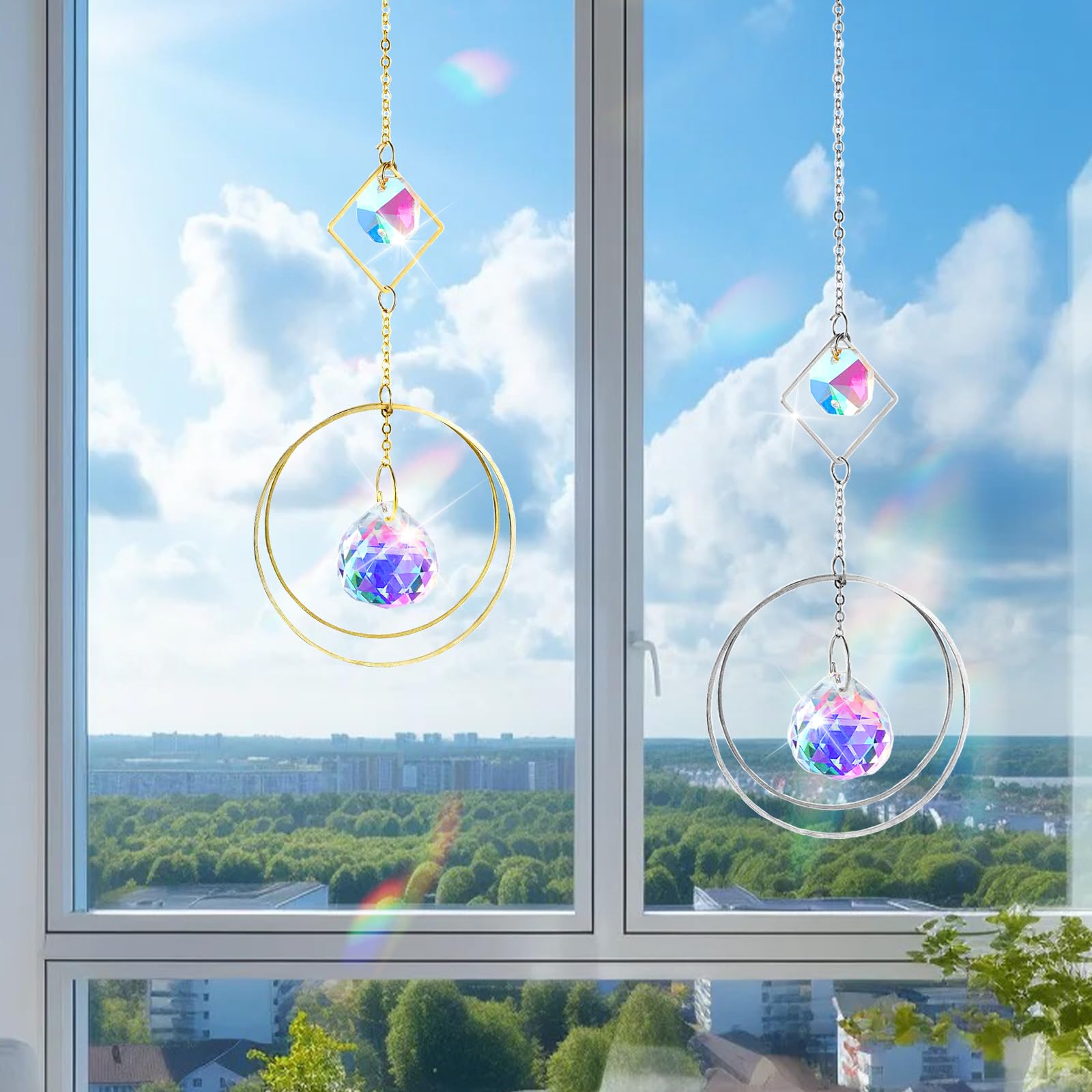 Lot De 2 Attrape-soleil En Cristal Et Strass En Forme De Colibri Decoration A Suspendre Pour Fenetre Attrape Soleil En Cristal Pour Exterieur Decoration De Jardin Dinterieur 87343244