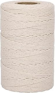 XKDOUS 476ft Butchers Twine, 100% Cotton Food Safe Cooking Twine Kitchen Twine String, 2mm Natural White Butcher Twine for...