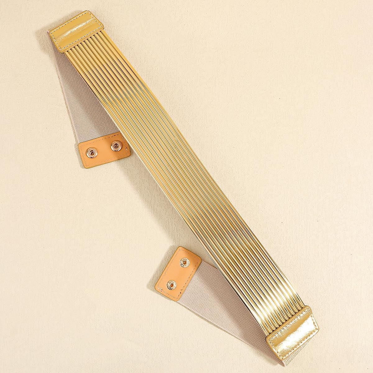 Glamorstar Wide Stretchy Waist Belts Vintage Elastic Belts for Women Dresses - Image 5