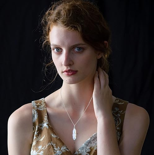 Miniatura 5 de MAIBAOTA Healing Crystal Stone Necklace Life of Wire Wrapped Teardrop Crystals Pendant Necklaces Natural Reiki Quartz Gemstone Jewelry for Women