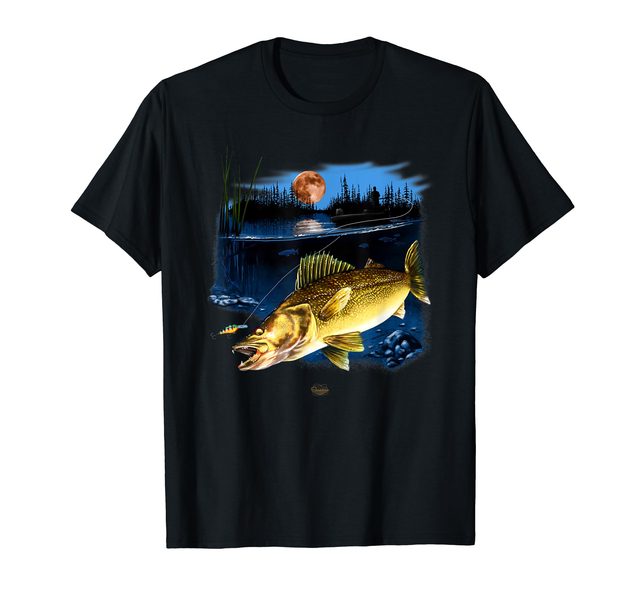 Walleye Fishing Shirt For Men