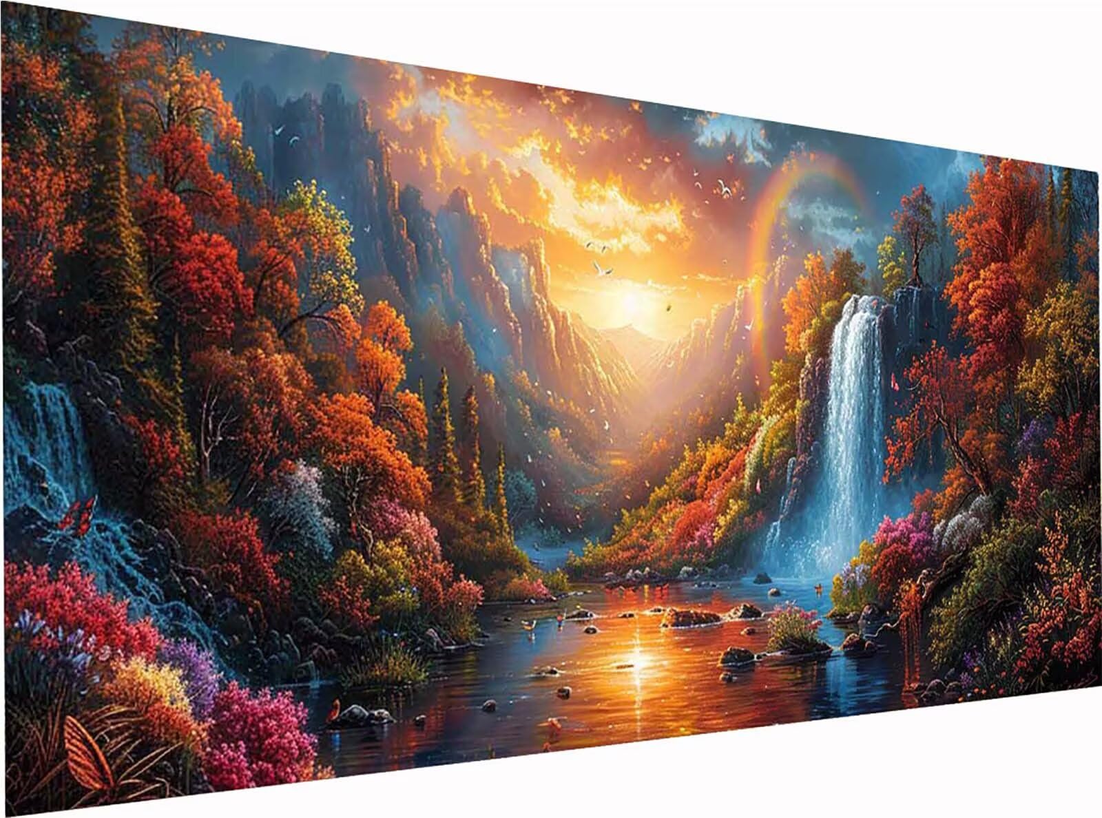 Coucher De Soleil 5D Diamond Painting Adulte Grand Format 60x120cm 1-3754