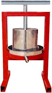 Stainless Steel Oil Press Household Manual Oil Press Wine Vinasse Grape Honey Fruit Press Lard Residue Cake Press Hand Tool Honey Rolling Mill Waxing Machine for Bee