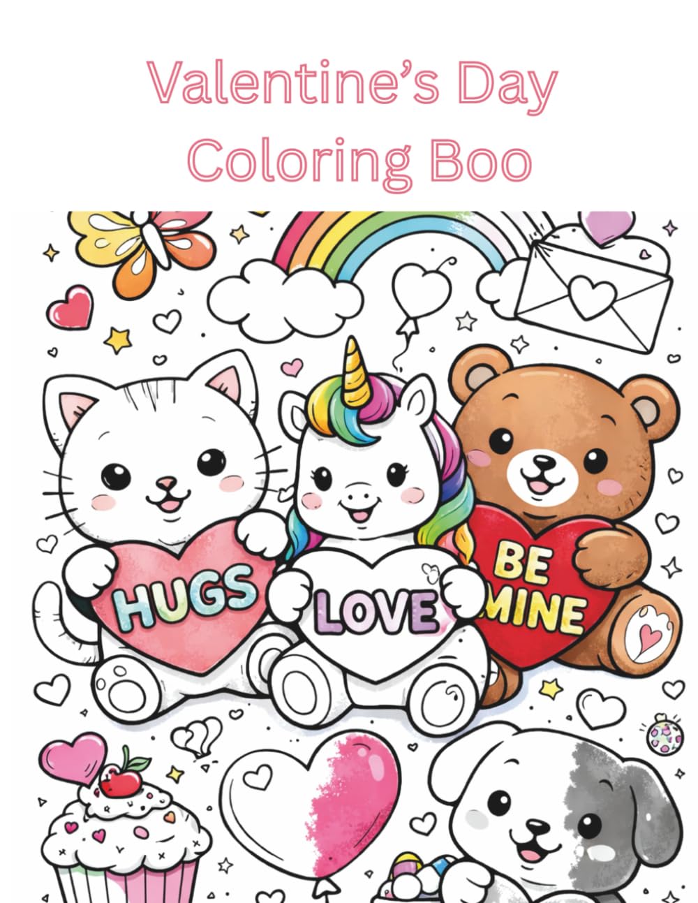 Valentine’s Day: Coloring Book