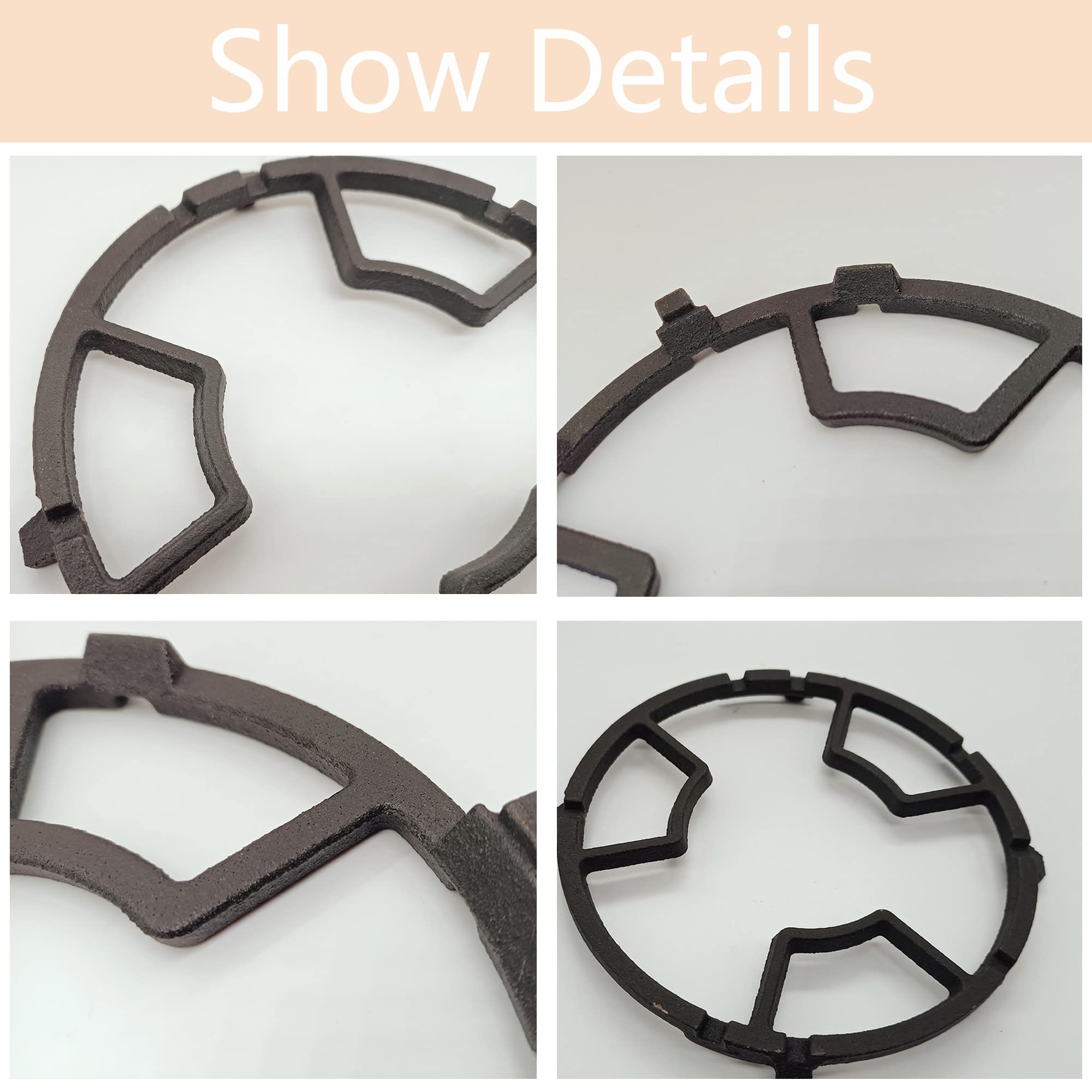 Supporto Per Wok In Ghisa - Diametro 16cm Per Fornelli A Gas - Antiscivolo E Stabile - Foto 6