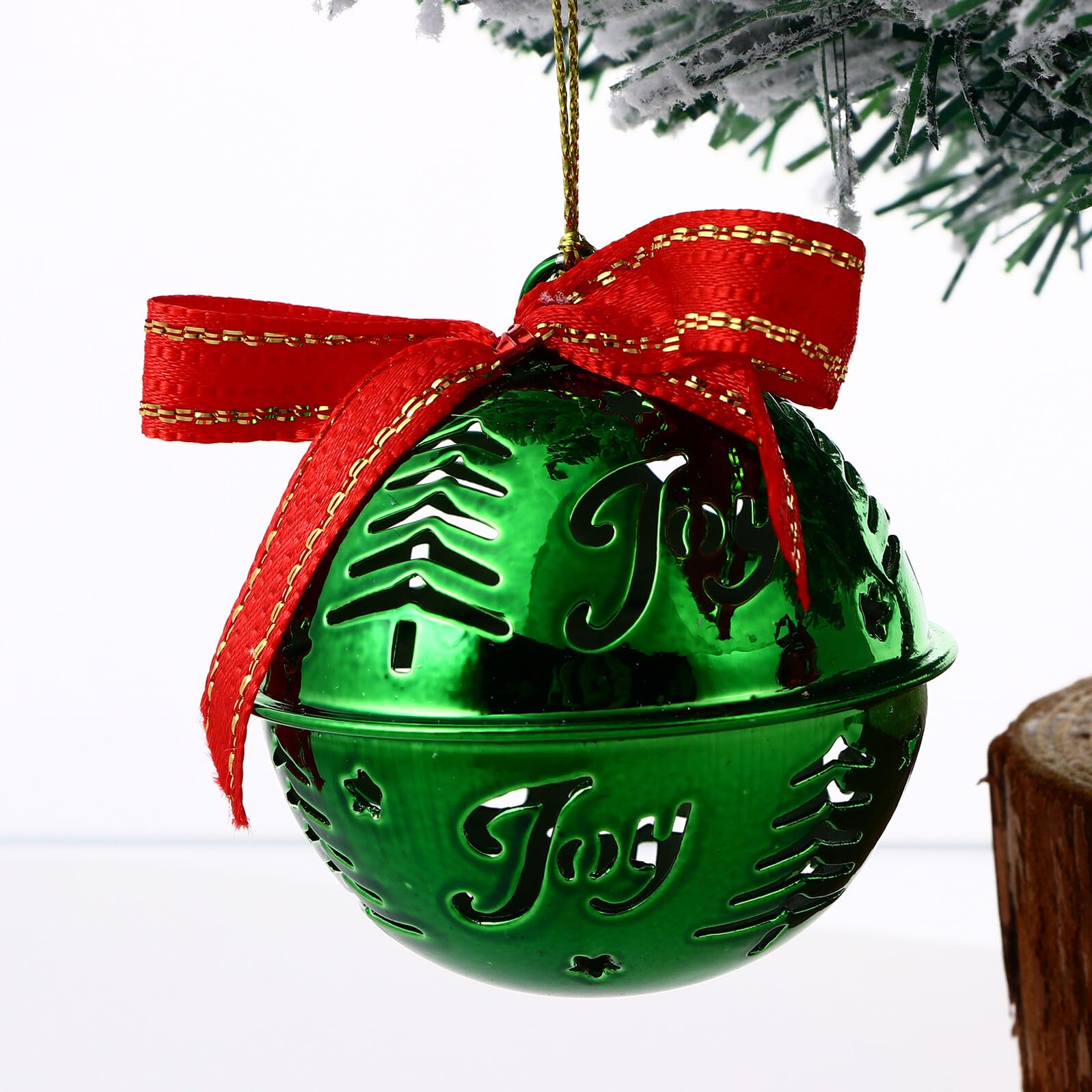 BESPORTBLE 12pezzi Campane di Natale Appendibili Decorazione Albero di Natale Ornamento Appendibile Decorazione Appendibile per Casa Stile Casuale