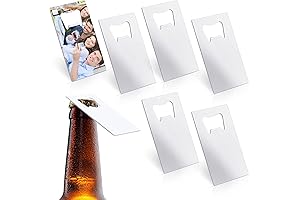 Juego de 6 abridores de botellas blancos para sublimar