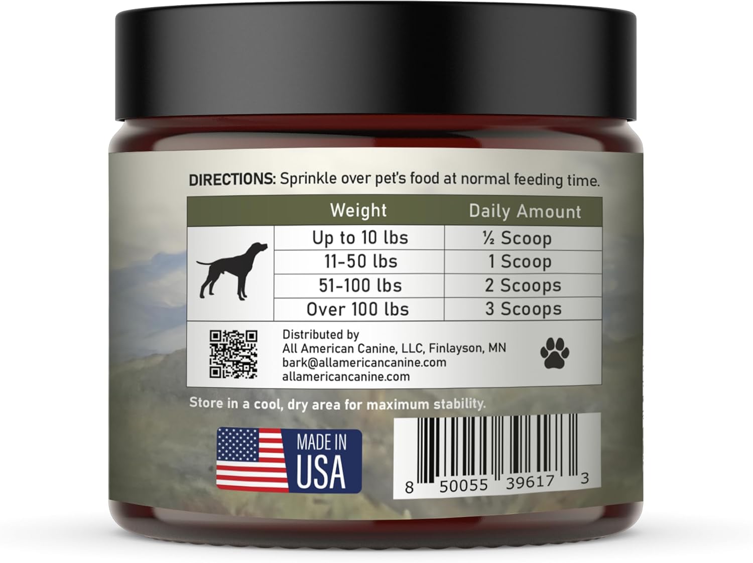 Complete Bladder & Urinary Natural Protein-Enriched Powdered Cranberry Food Topper for All Dogs, Supporting Urinary Health - 90 Servings image 2 of 6 B0CYCNQNSM