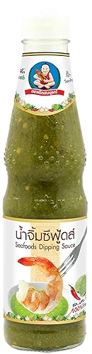 Miniatura 5 de Salsa salsa salsa salsa de marisco saludable para niños (chile verde y lima) 6 onzas, producto de Tailandia (paquete de 1)