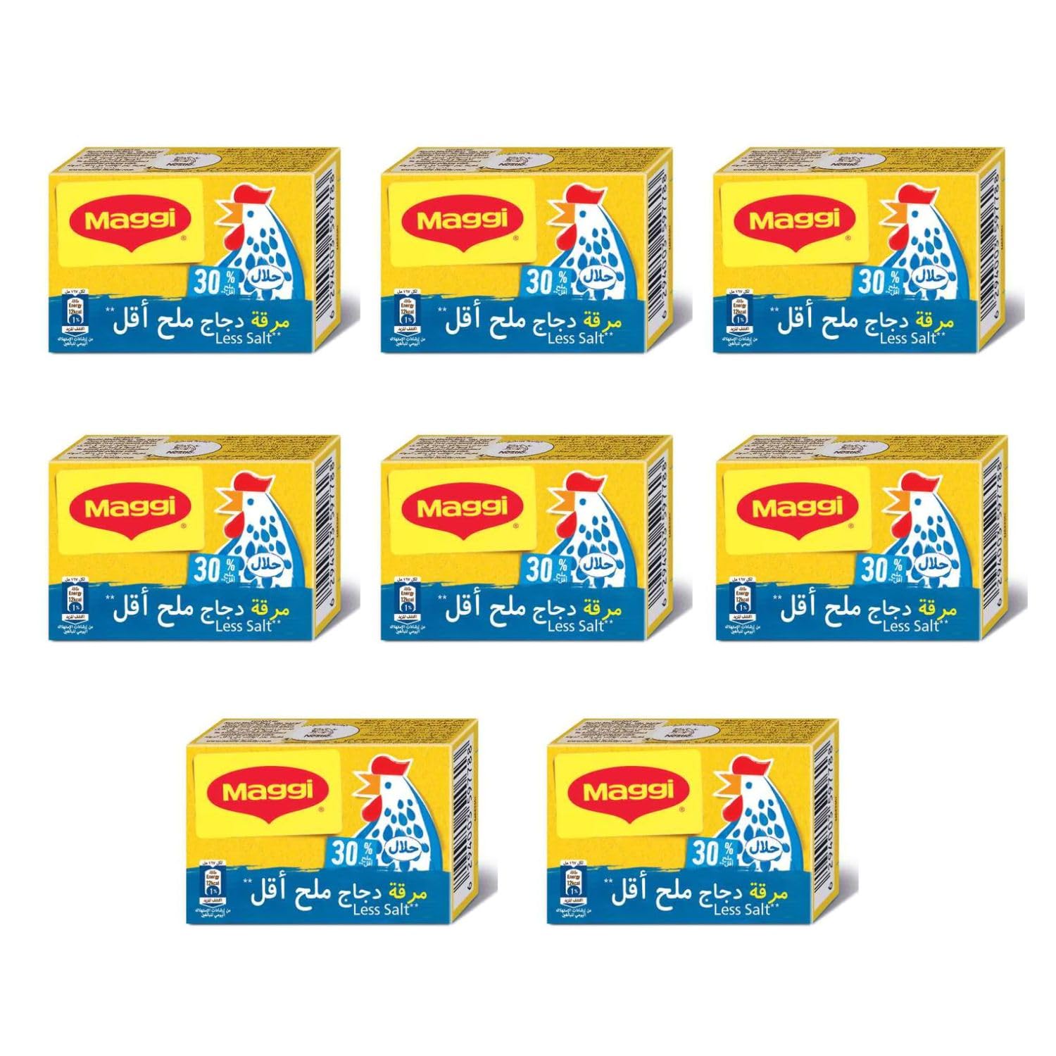 Maggis Chicken Stock Less Salt with Natural Herbs Cubes, Pack Of 8x18g Each (Imported Egypt) (B0D4H9LD95) Amazon Price History, Amazon Price Tracker