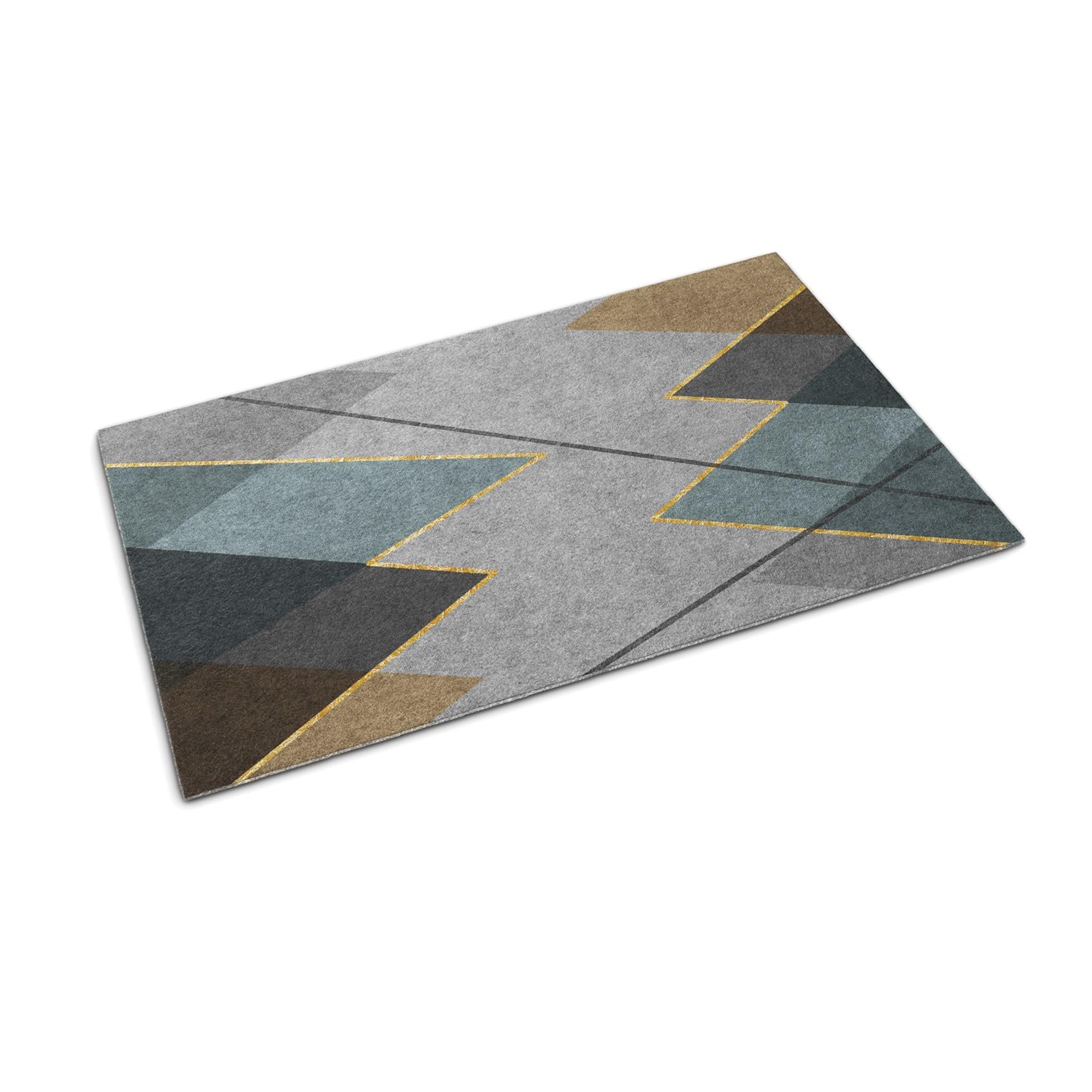 Tapis de sol résistant Tulup aux motifs géométriques modernes