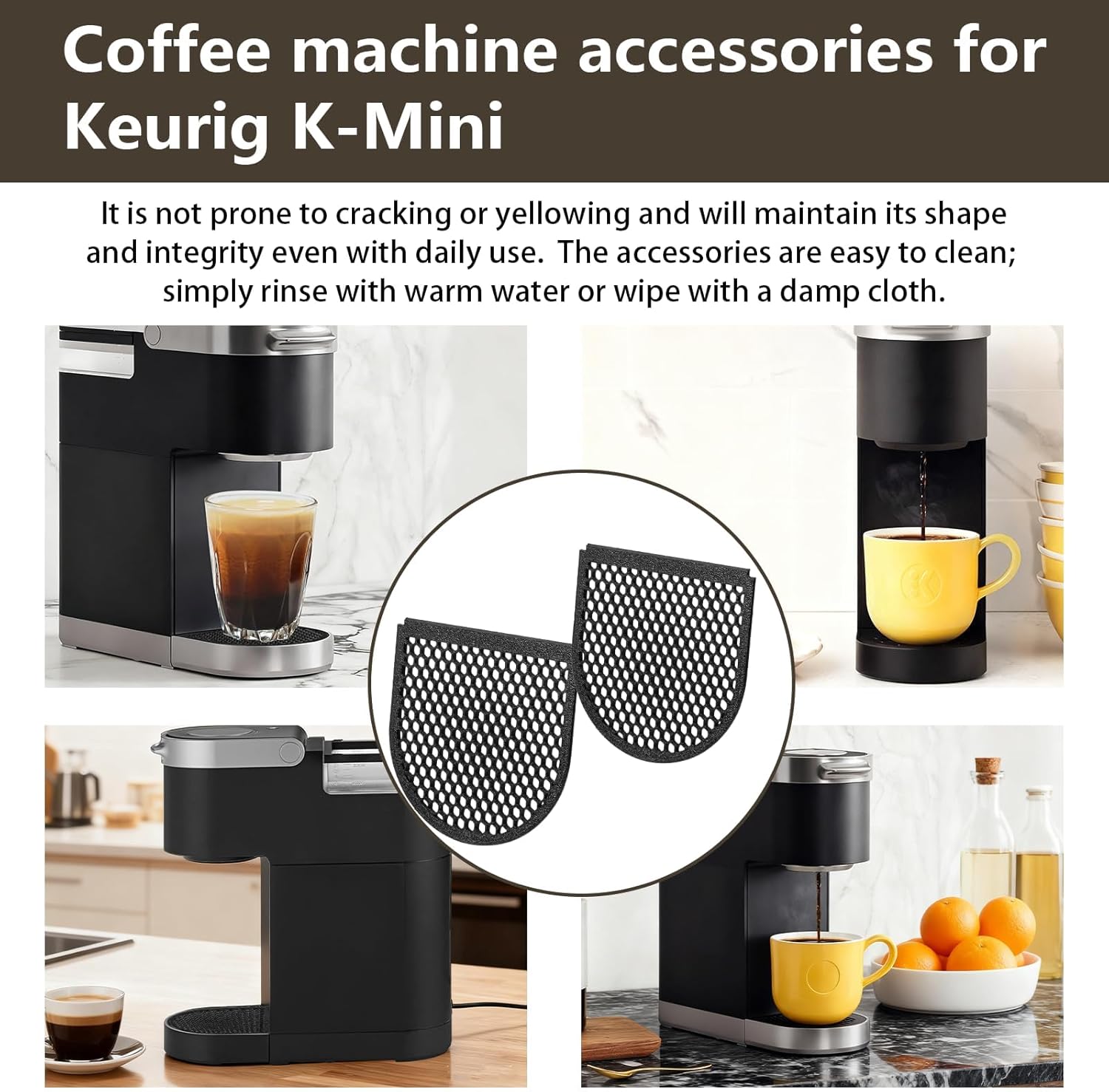 Compatible with Keurig Replacement Parts, Drip Tray Cover - Fit Snap-On Replacement Part, for Keurig Mini Accessories for K-Mini Coffee Maker