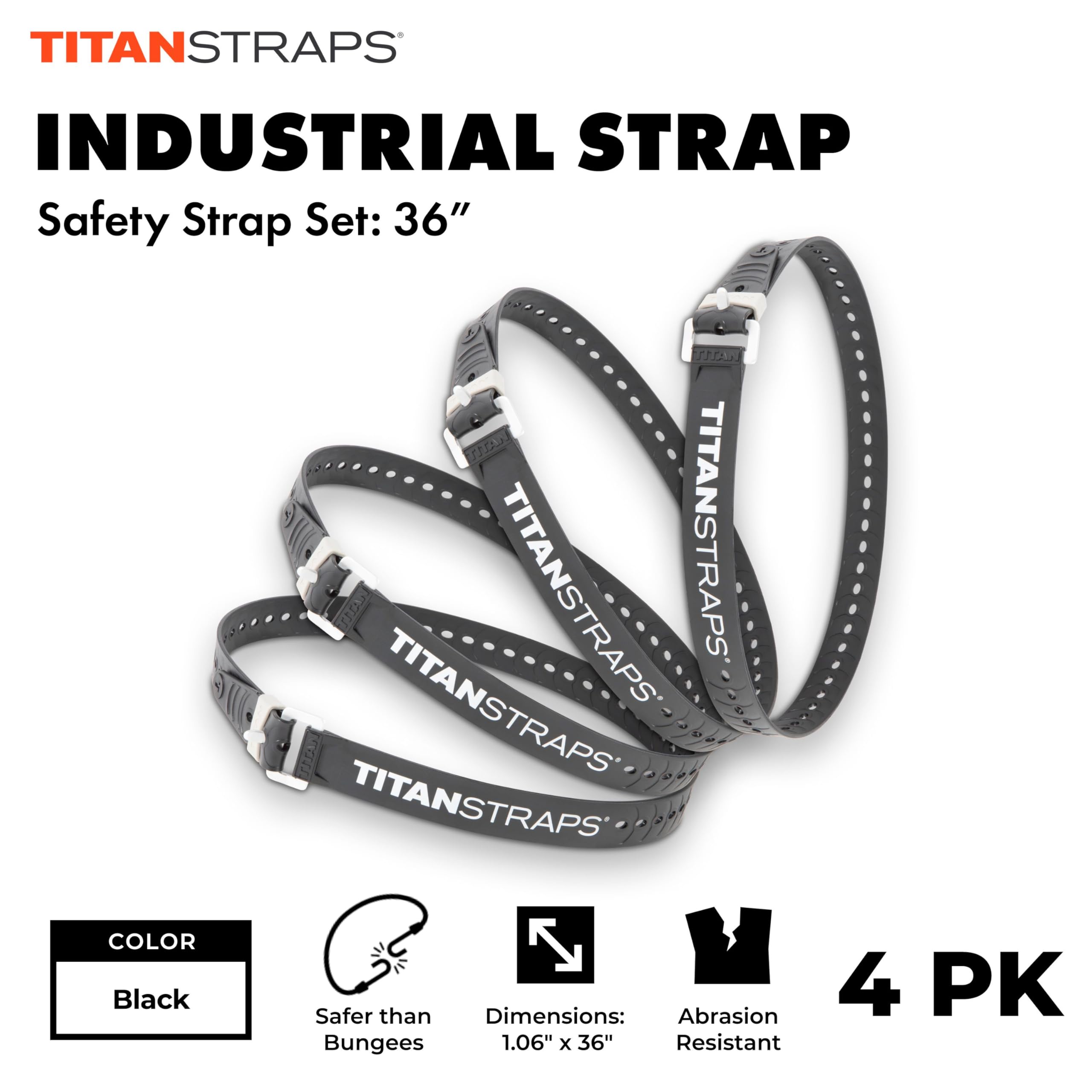 Titan Industrial Straps - 70lb Tie-Downs -2 Titan Industrial Straps - 70lb Tie-Downs -2