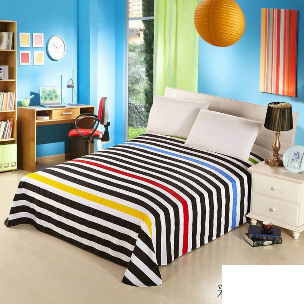 Coton sergé tissu dortoirs feuilles double coton lit 160x230cm