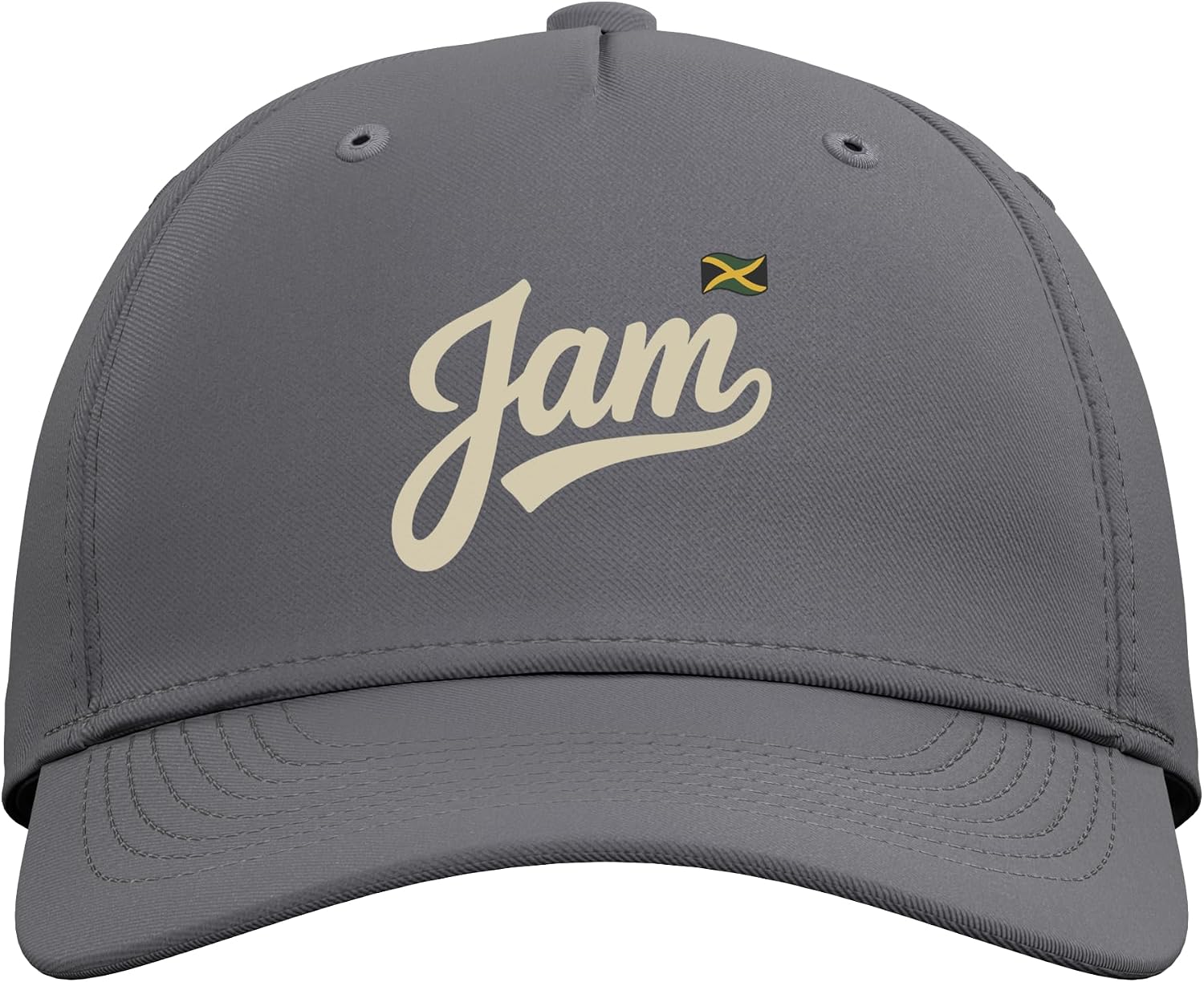 Jamaica Vintage Script Fan Adjustable Baseball Hat