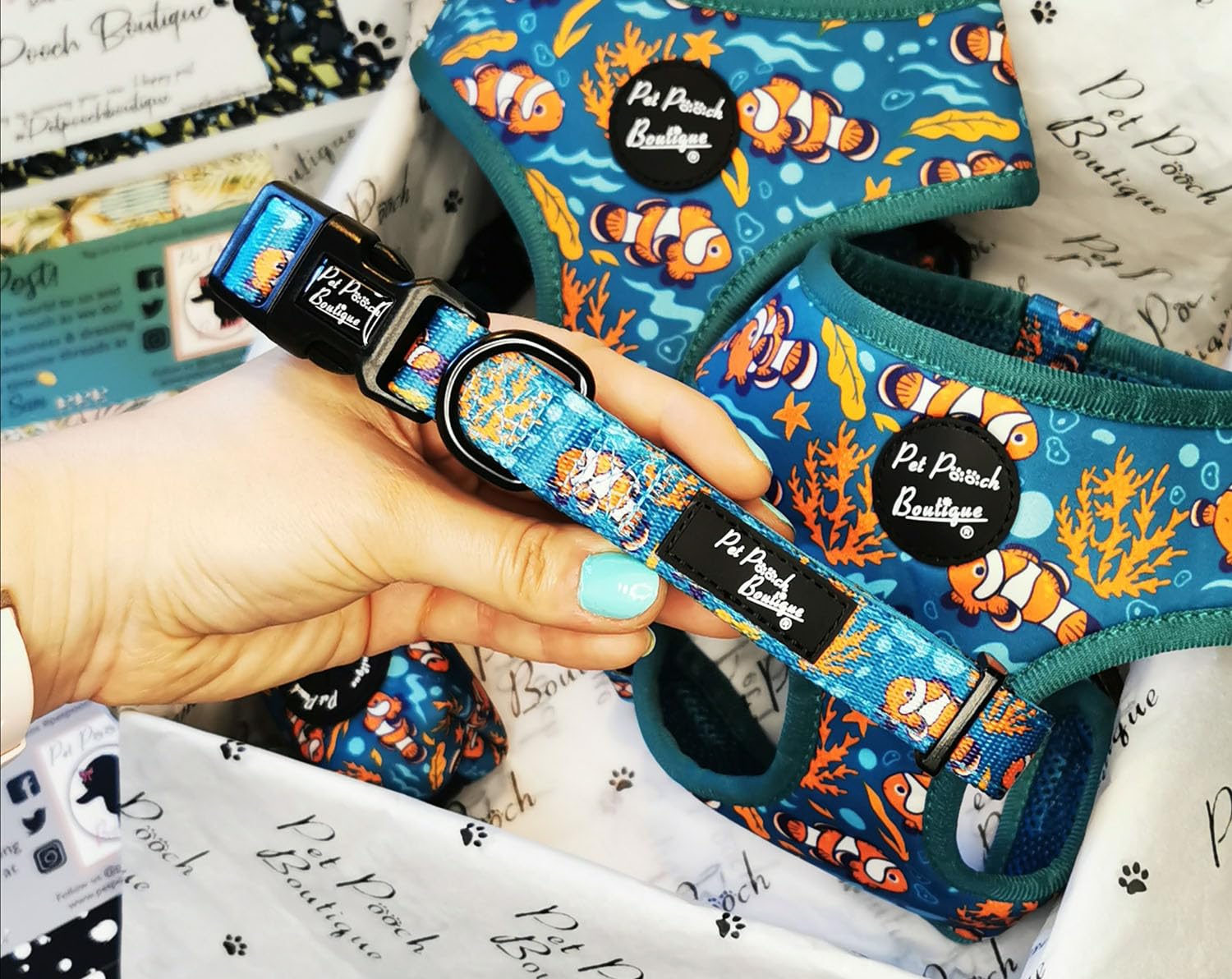 UNDER THE SEA DOG COLLAR S