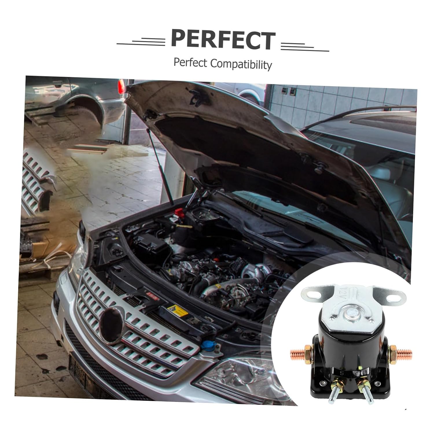Starter Solenoid Relay Replacement for Automotive Solenoid Relay Easy Installation Performance Heavy-Duty Construction