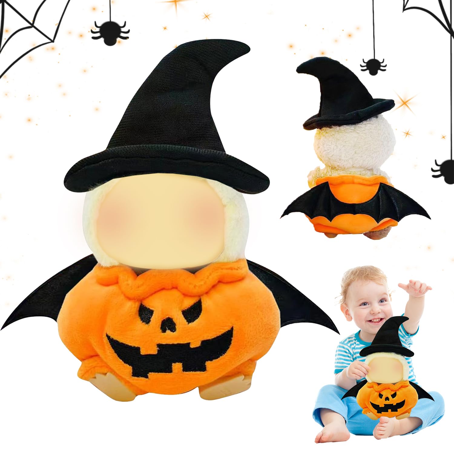 Ropa De Peluche Para Muñecas De 17 Cm – Vestido Y Pinza Para El Pelo, Accesorio De Halloween Sin Muñeca, Regalo Para Niños