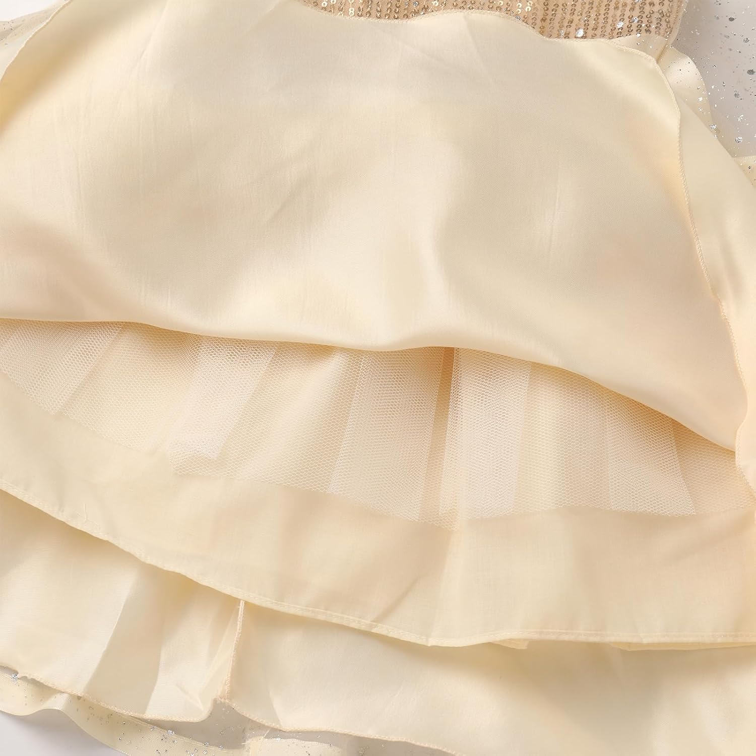 OBEEII Toddler Girls Pageant Dress Princess Sequin Tulle Tutu Dress Birthday Party Photoshoot Dress Glitter Flower Girl Dress - Image 2