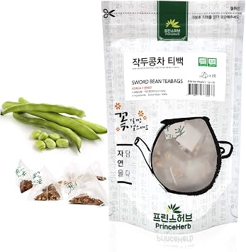 [Medicinal Korean Herb Tea] 100% Natural Sword Bean Tea Canavalia Gladiata / 20 Pyramid Teabags / 20g