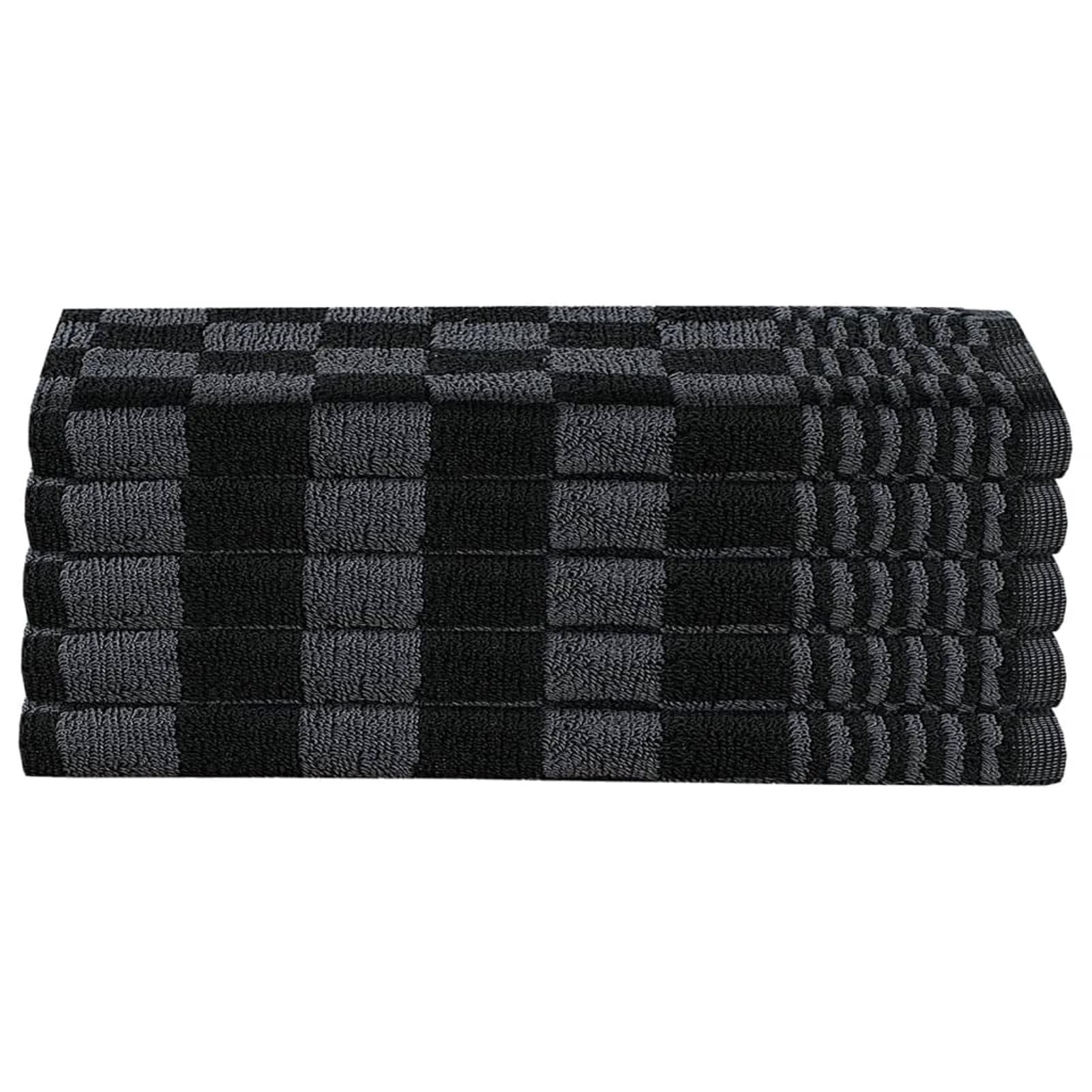 Homgoday Set Strofinacci 20 pz in Cotone Nero e Grigio, Decor da Mobili da Interni per Soggiorno Ufficio Camera da Letto