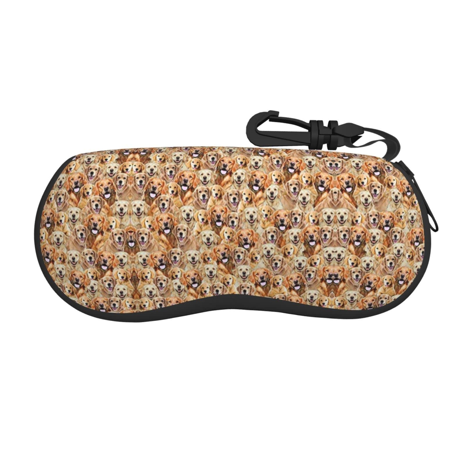 Esasam Unisex Black Labrador Retriever Dogs Print Unique Full-Frame Printed Glasses Case Â€“ Lightweight & Flexible Chloroprene Rubber Case