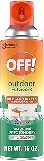 OFF! Outdoor Insect and Mosquito Repellent Fogger Backyard Pretreat Kills and Repels Insects up