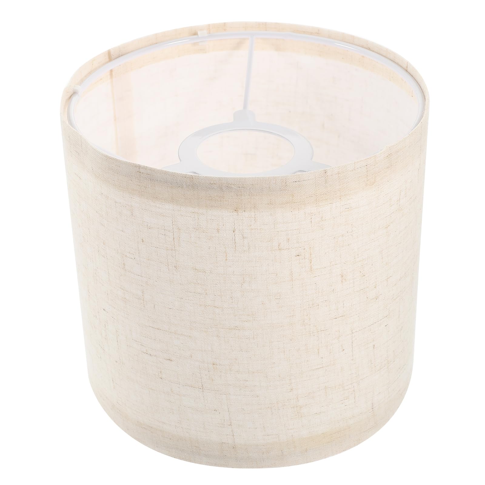 Hemobllo Lamp shades for Table Lamps : Fabric Drum Lampshades Pendant Light Shade for Bedroom, Easy to Install, 14X14X15cm