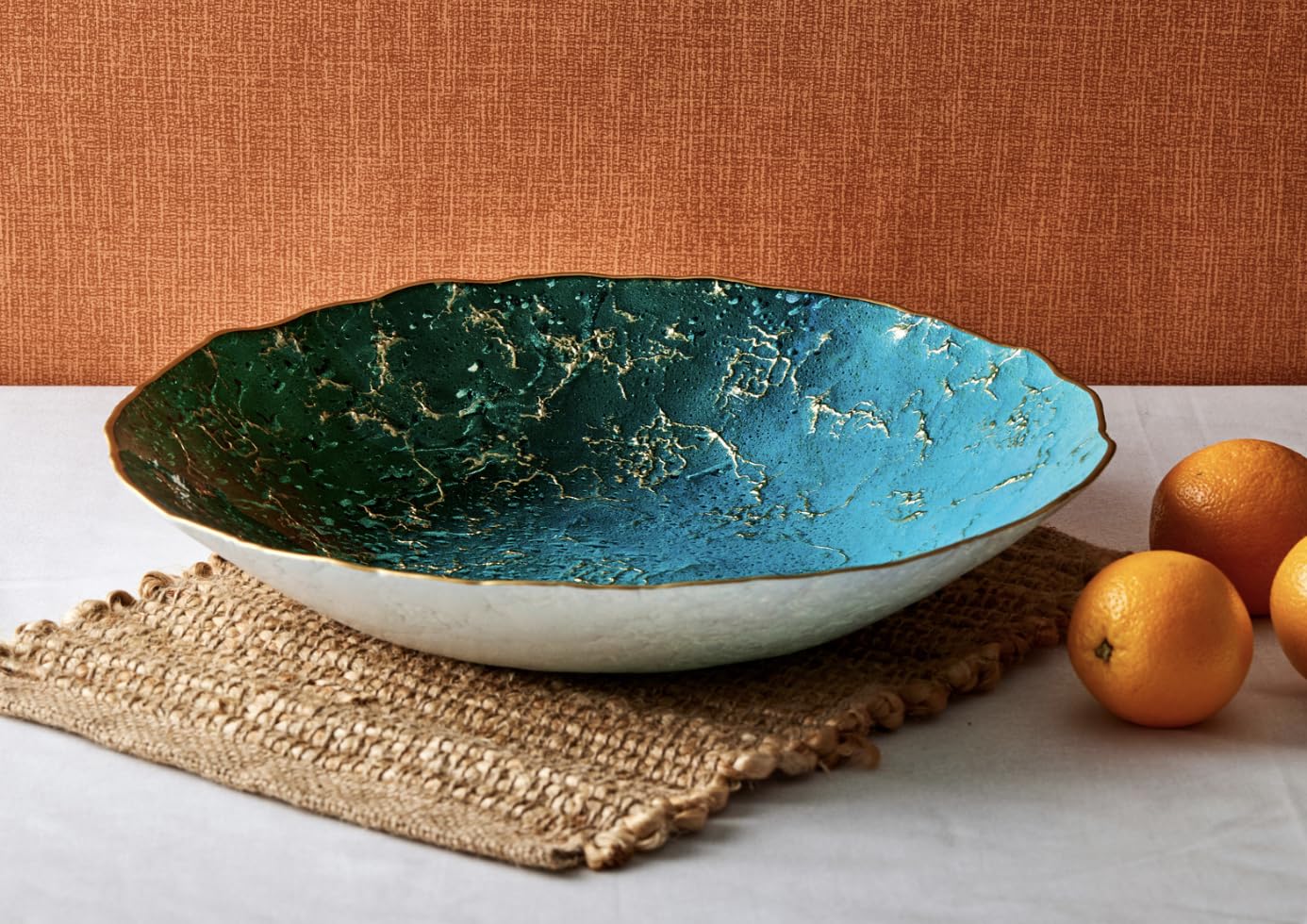 Cuenco de mármol Anton Studio Designs para salón y recibidor