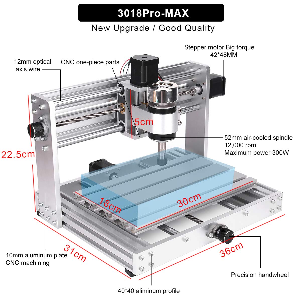 Buy MYSWEETY CNC 3018 MAX Engraver Machine, GRBL Control DIY CNC