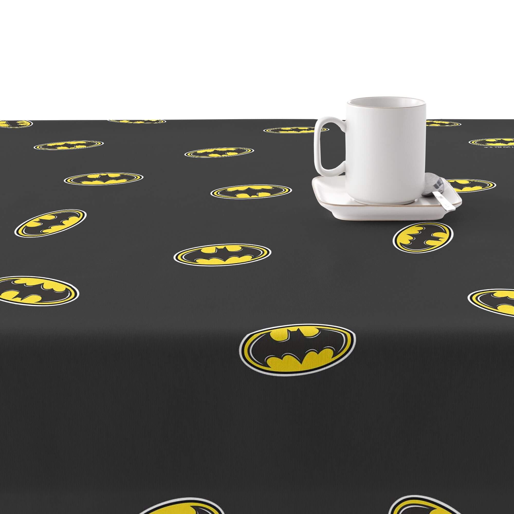 BELUM | Nappe Anti-Taches Batman | Nappe Anti-Taches en téflon | Nappe rectangulaire en résine | Nappe de Table | Nappe de Table | Nappe de Table Domestique (100 x 140 cm)