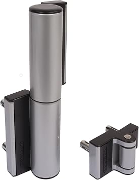 LOCINOX Tiger Compact Hinge and Hydraulic gate Closer in one Silver ZILV