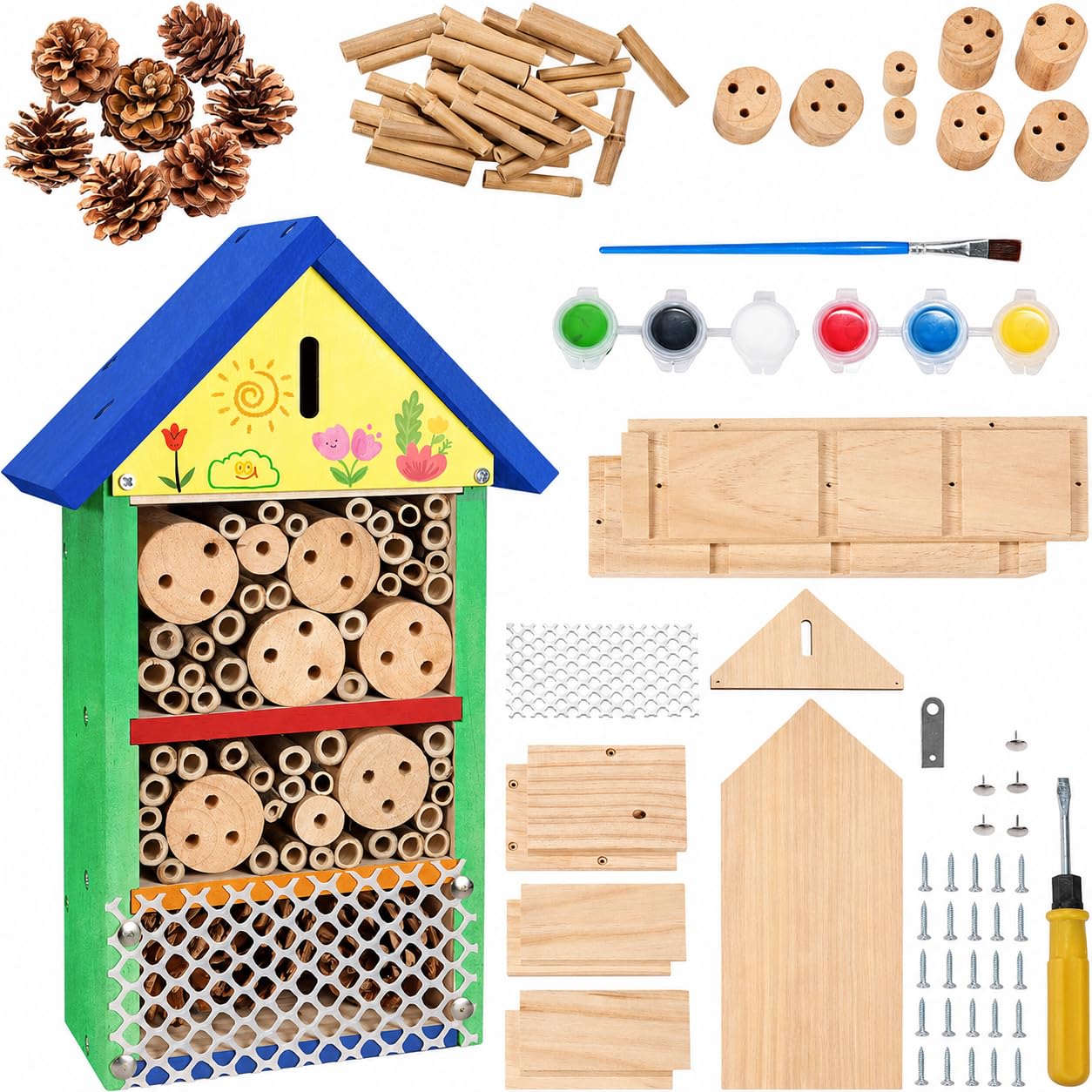 Photo 1 of antiai DIY Wooden Insect Hotel Kit