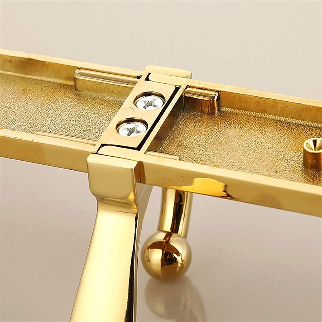 Coat Hooks Wall-Mounted Space-Saving Hanger Modern Sleek Coat Rack Zinc Alloy Wall-Mounted Hook Clothes European Style Creative Wall Hanger Gold (5 Hooks