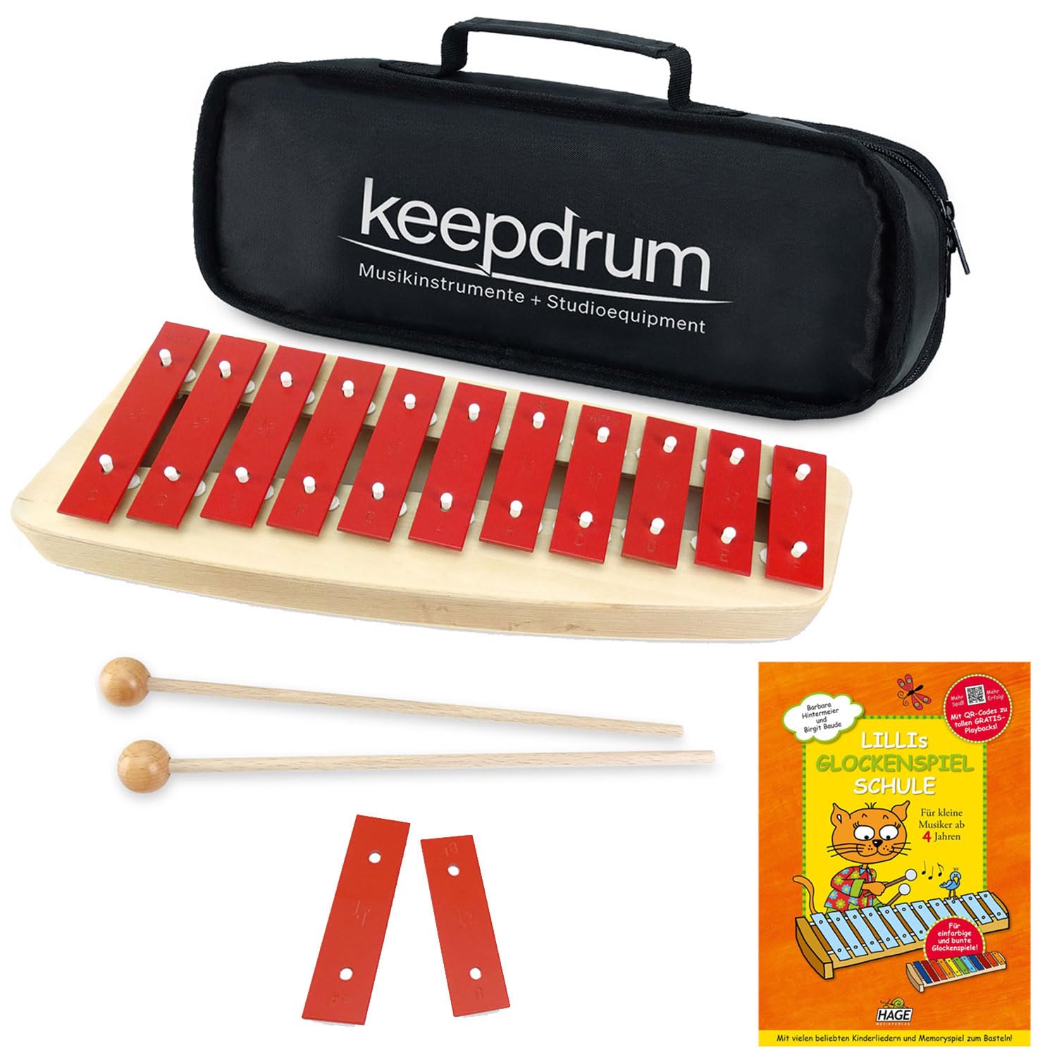 Sonor NG-10 dzwonek z torbą keepdrum i zeszytem do nut