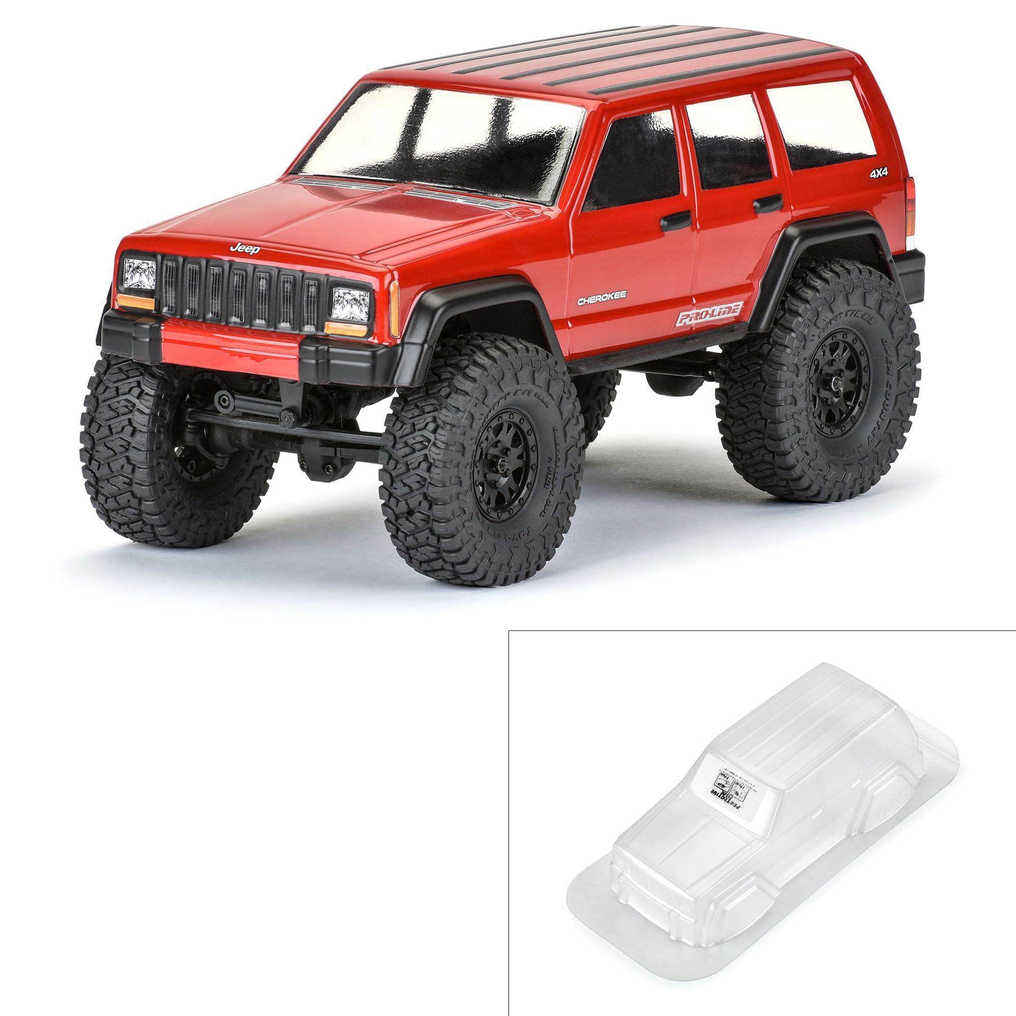 Pro-line Racing 2001 Jeep Cherokee Clear Body for SCX24 PRO363100